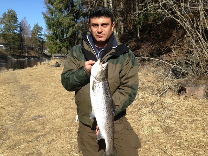 Hikmet Isirgan. Öring 2,8kg